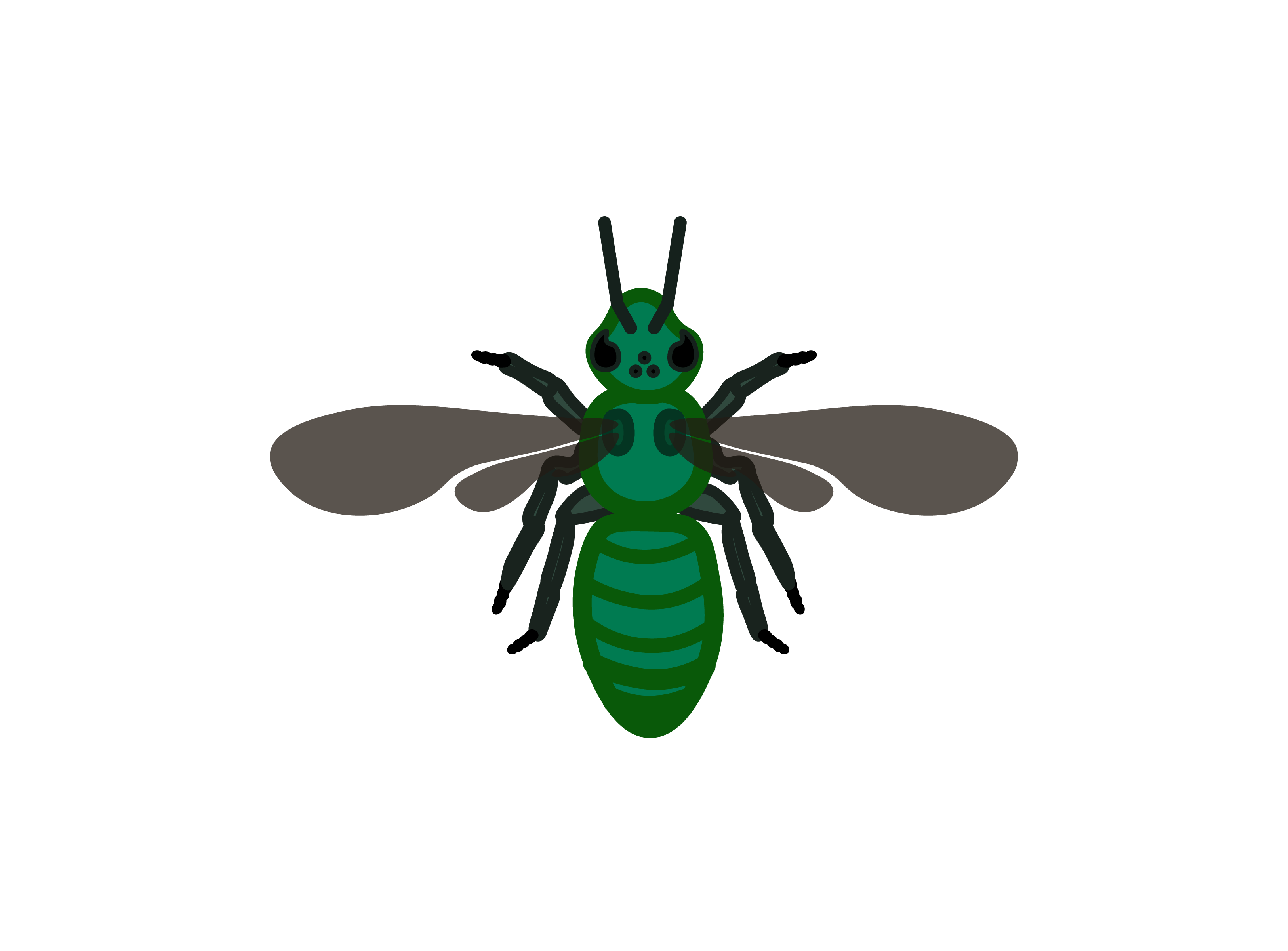 Small greenbee icon